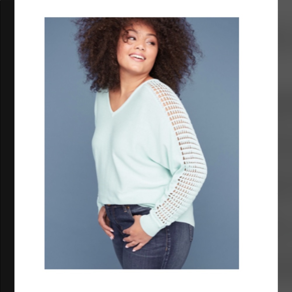 Laced Sleeve Sweater